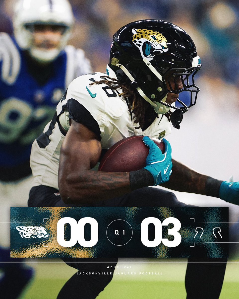 One down. #JAXvsIND