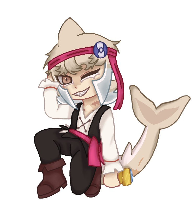 MaineCoonEmmet's tweet image. // Drew Whitecrest in the clothes of Sorbet Shark Cookie

(I love him sm 😌)

#Emmetwt #Emmettwt