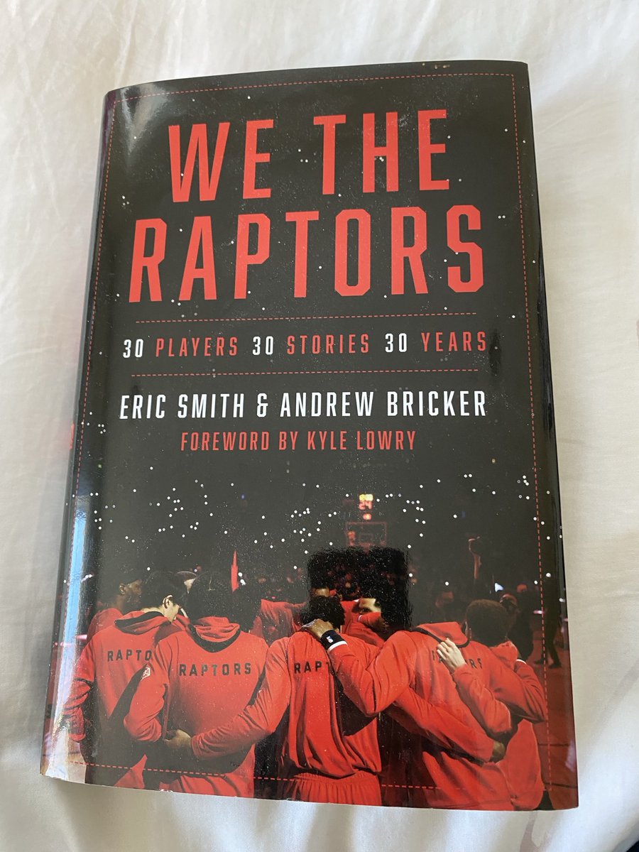 Just finished this book and if you are a Raptor fan, it’s a very enjoyable read. Lots of take aways!!Thanks ⁦<a href="/Eric__Smith/">Eric Smith</a>⁩. I’ll be bringing it to the Archie for your autograph.