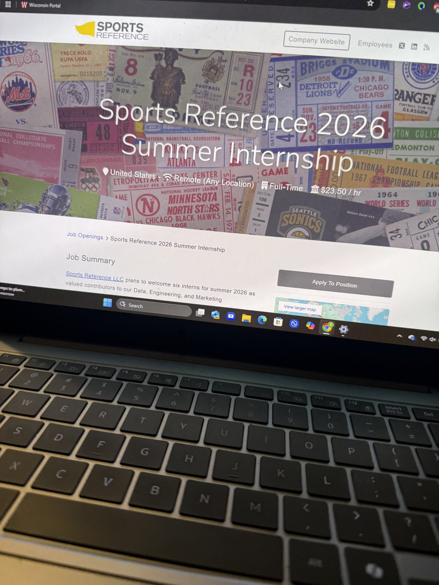 Internship search is going great!