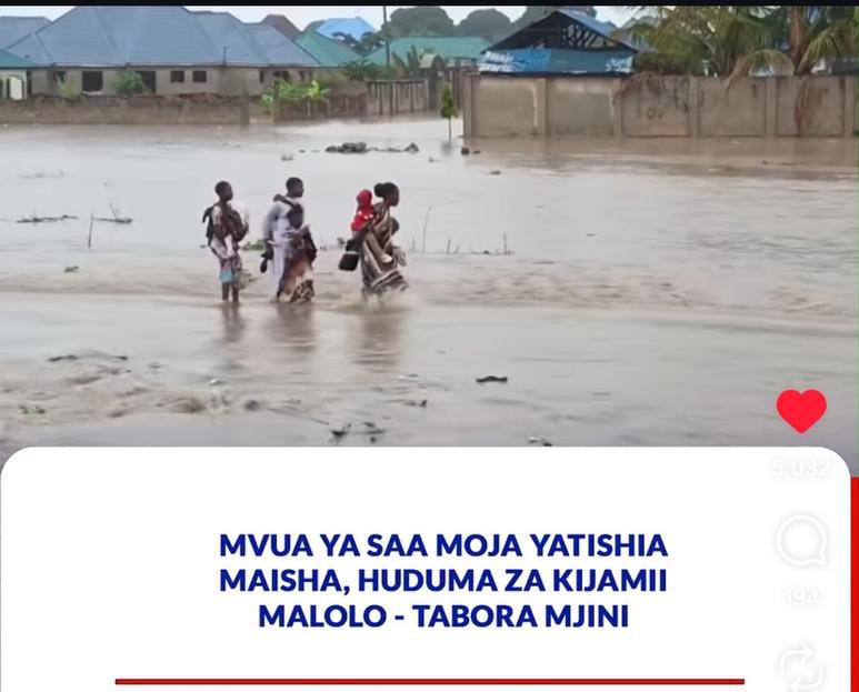 Nchi ambayo MVUA isiponyesha inalalamika kukosa MAJI inakuwaje na MAFURIKO?

Haya maji ya mvua zinzaonyesha sasa si ndio mlilalamika kuwa ni sababu ya watu kukosa maji safi na salama? 

Mnachokiweza nyie ni malalamiko tuu. Kwahiyo hapa kama mnamuomba MUNGU mnaomba mvua zikate