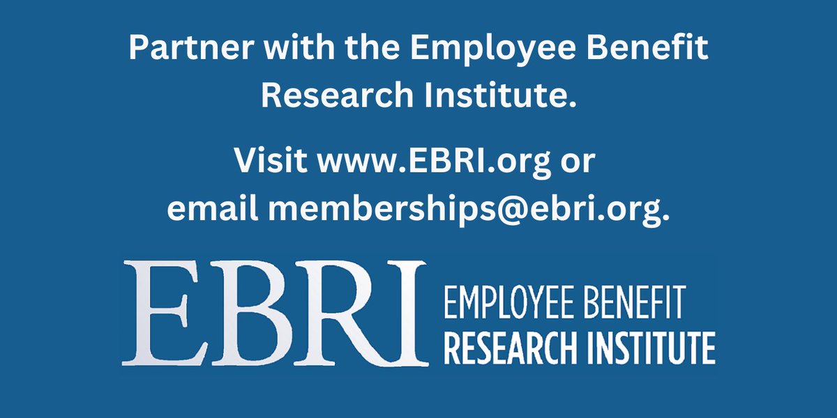 EBRI's tweet image. New Year, New Resources, New Opportunities…..

Explore the benefits of a partnership with the Employee Benefit Research Institute. Visit EBRI.org or email memberships@ebri.org.

#EBRI #news #economy #retirement #health #benefits #partnership #business @EBRI