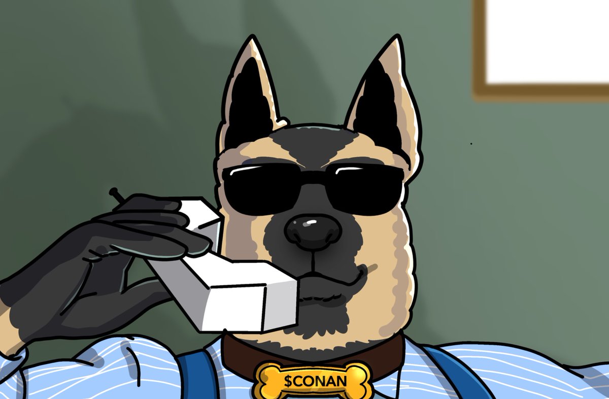 CONAN_Ethh's tweet photo. Deploying $CONAN.

Objective: Hold the line.
Status: Classified 🫡🐕 https://t.co/UJwRi6zN7z
