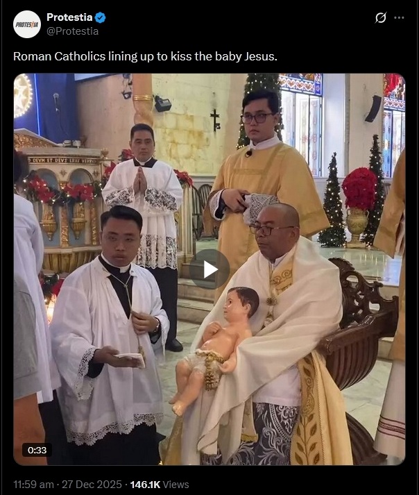""Grown men in cult robes kiss a doll that looks like a naked child"

Pedo cult doing pedo shit as usual. Its insane this is legal &amp; considered normal.