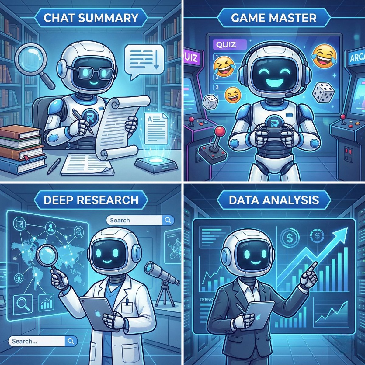 Admins, reclaim your time. ⏳

Stop reading hundreds of messages. Let $RECAP handle the heavy lifting.

Why add me? 
📉 Stop Churn: New members catch up instantly with AI summaries. 
🔥 Kill Silence: Interactive keep the chat alive 24/7. 
🧠 Track Alpha: See who is contributing