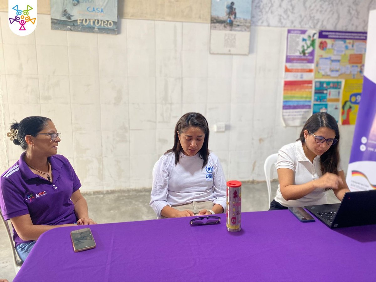 AimmeSd's tweet photo. Nos reunimos con #ACNUR para compartir el trabajo que realizamos en territorio. Presentamos nuestras acciones en protección comunitaria y apoyo a emprendedores en movilidad humana y comunidades de acogida, así como las metas hacia 2026.  #AIMME https://t.co/tcFWyRA8Kb