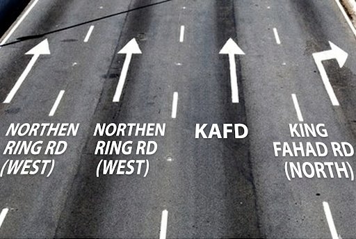 <a href="/RCRCSA/">الهيئة الملكية لمدينة الرياض</a> بما ان المنطقة اصبحت غابة من الجسور ماشاء الله اتمنى الاخذ فى الحسبان طباعة العلامات التوضيحية على الطرق للالتزام بالمسارات حسب الوجهة .. هى ممارسة دولية في كل طرق العالم وتساهم في ضبط الحركة المرورية والالتزام بالمسارات