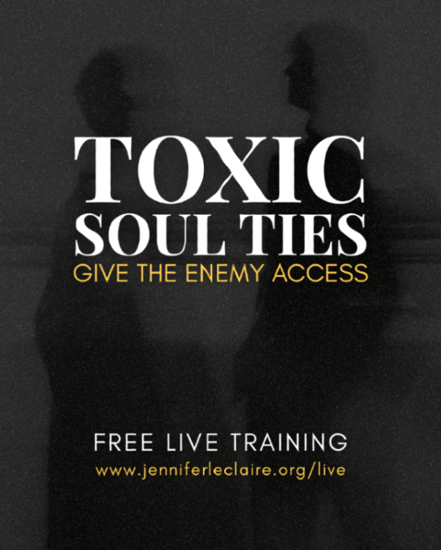 propheticbooks's tweet image. ➡️ FREE Live Training: jenniferleclaire.org/live

Toxic soul ties don’t just affect relationships—they give the enemy access.

Get clarity, break the connection, and step into real freedom.

#ToxicSoulTies #SpiritualWarfare #InnerHealing #BreakFree #SpiritualFreedom #Deliverance