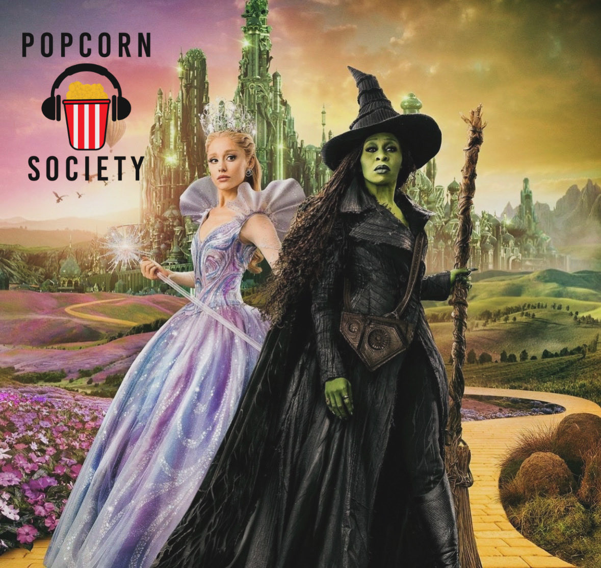 PopcornSociety's tweet photo. 🚨 New Episode Alert 🚨

Return to the Land of Oz an be changed for good. Get ready for podcast gold, together with a special guest we review WICKED: FOR GOOD! 🍿🎧 

https://t.co/8Td8T4eKsQ https://t.co/2Azm3E592a