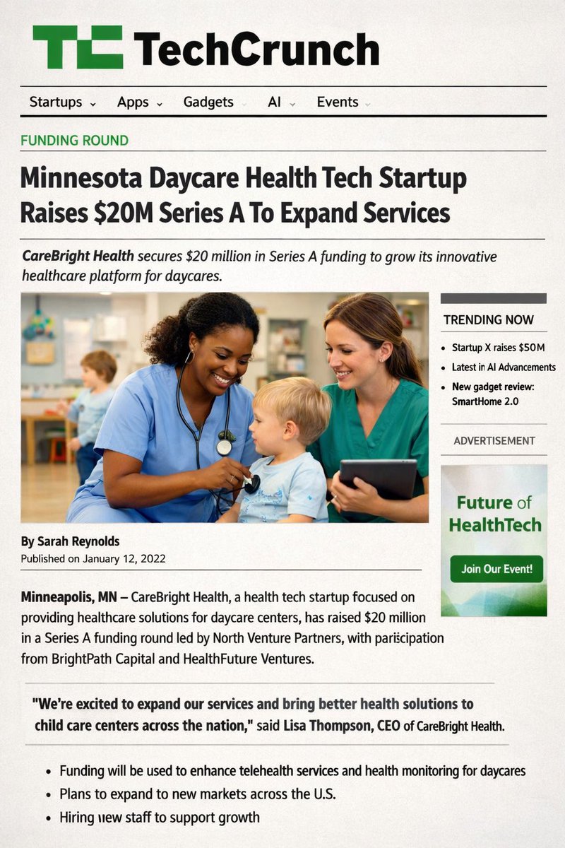 StuartBlitz's tweet photo. Crazy new health tech funding round https://t.co/M43swqqkGx