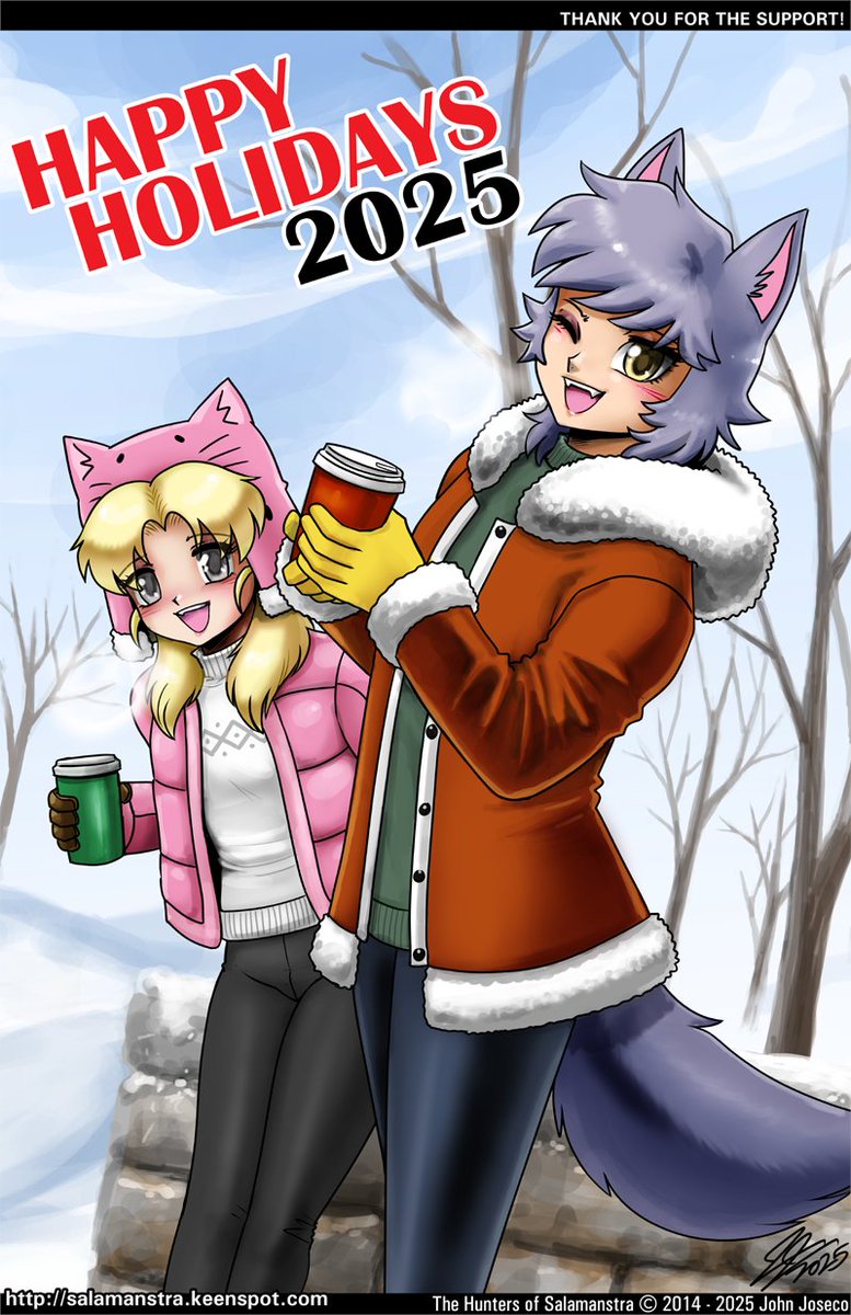 Happy Holidays! I do miss my chars! Updates will be back in January. I do have an operation on Jan 13th but I want to have an update before that. Be safe and enjoy! #HappyHolidays2025 #Salamanstra