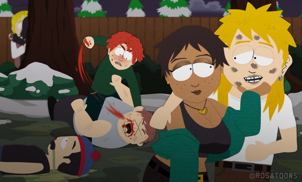 RosaToons's tweet image. Distintos tipos de personas en una fiesta  👀

#SouthPark #fanart #AU