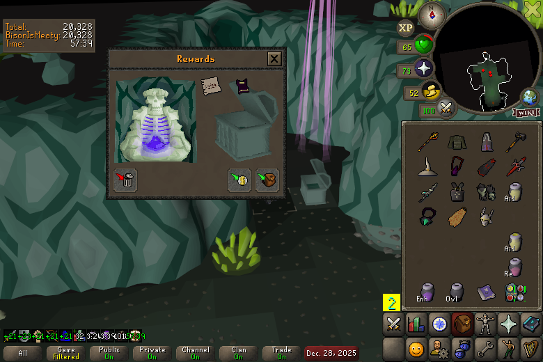 First run of the day. Still not the dex but purple #3