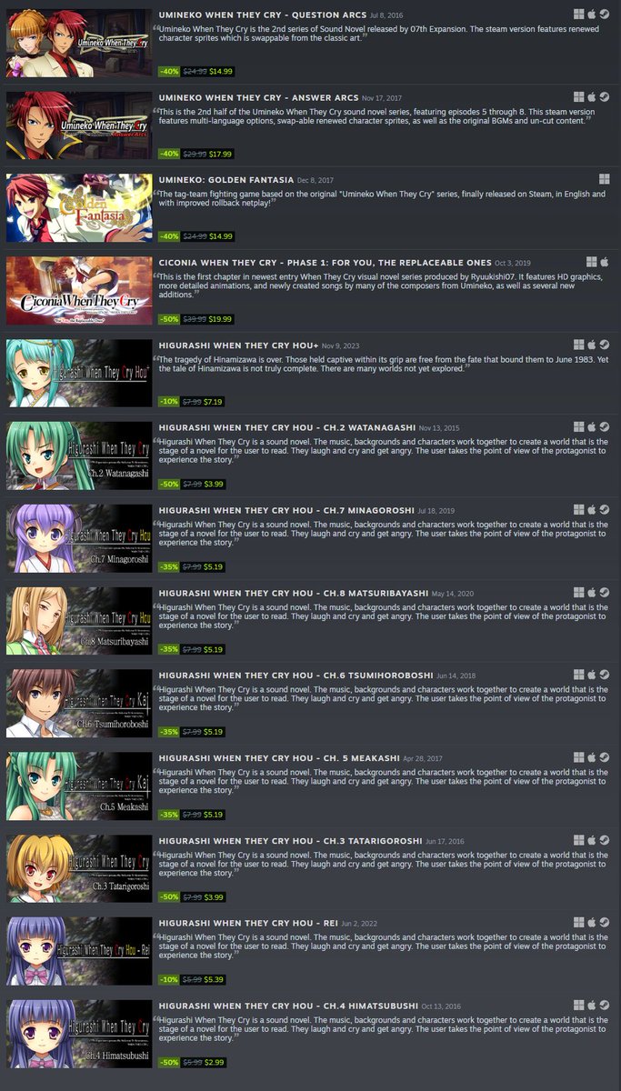 Wario64's tweet image. 07th Expansion developer sale on Steam buff.ly/CzfSsIv