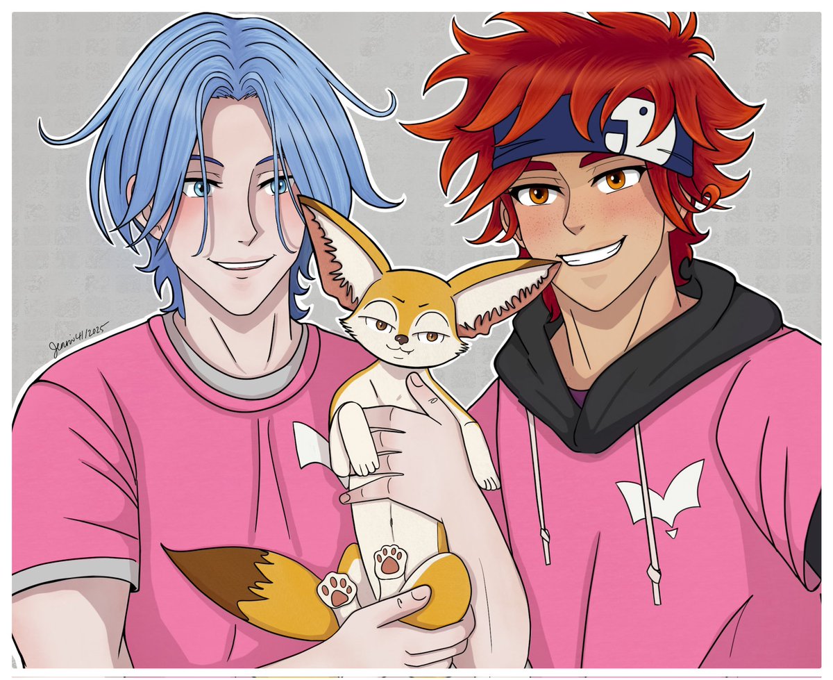 <a href="/birdy_bomb/">Birdy</a> was my giftee for the <a href="/sk8parkdiscord/">Sk8 Park</a> Holiday Exchange! I drew them #Renga with Sketchy! I hope you like it! 
#sk8theinfinity #SK8エスケーエイ #fanart