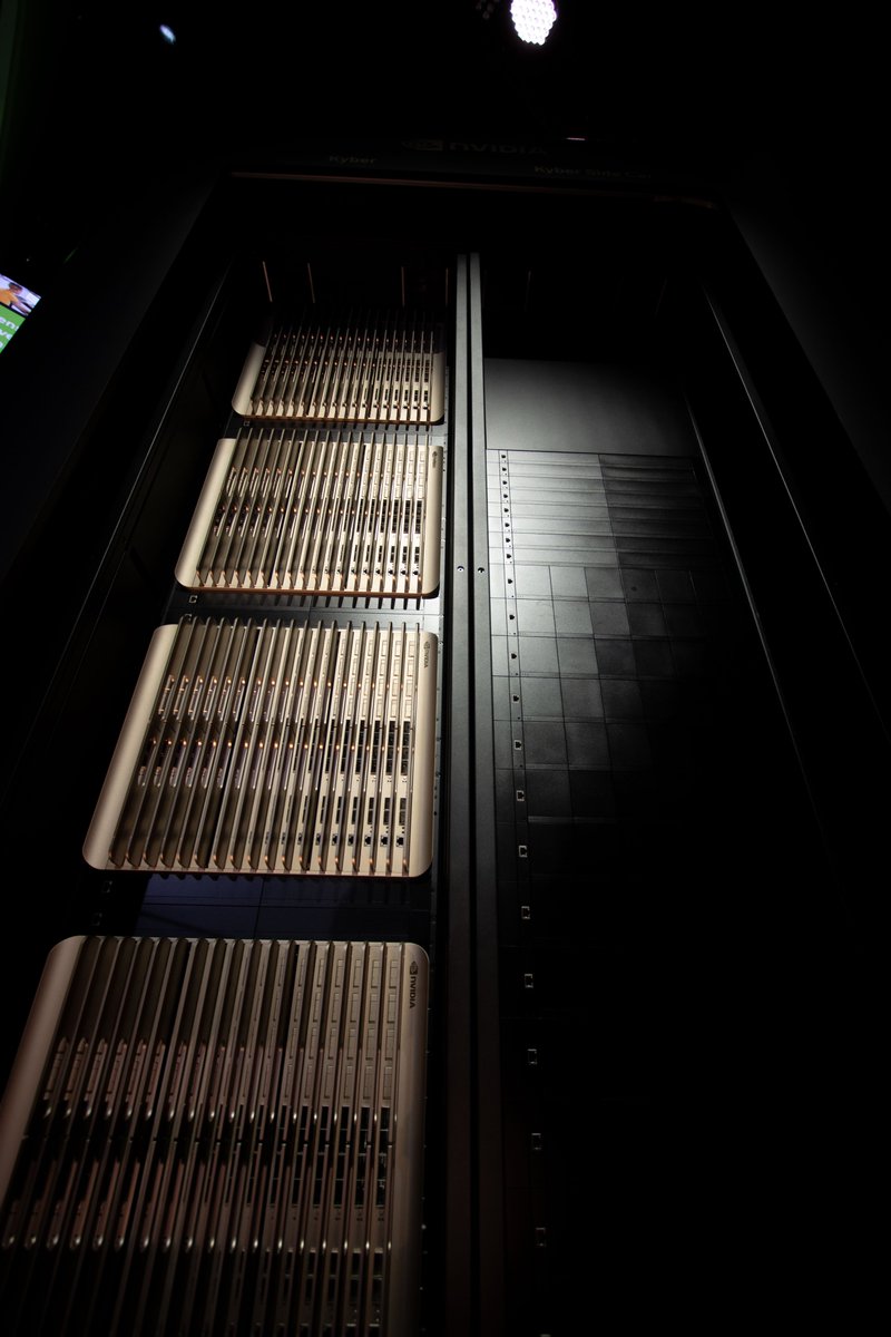 $NVDA - Kyber NVL576 

Rubin Ultra NVL 576 racks will require ~5x more power than Blackwell NVL 72 racks (which required 3x more power than H100 racks) 🤯.

'Sidecars', designed in partnership with Schneider Electric, will be added as power conversion + delivery so power density