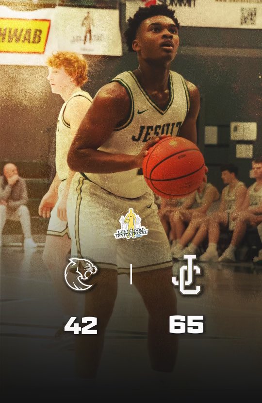 LSInvitational's tweet photo. Jesuit Owned it out there on the court when they beat Canby 65-42! Joe Stimpson and Major Williams both scored 20 points each and showed their skills! ⚡️⚡️
🏀#LSI29 
🏀#2025LSI
🏀#LesSchwabInvitational https://t.co/zXWoe2XuVu