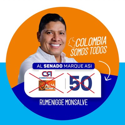 Este 2026, el Senado se escribe con ALMA – 50.

#ColombiaSomosTodos
#NuevaFotoDePerfil