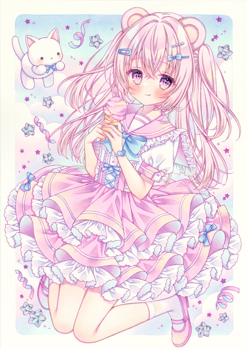 #絵柄が好みって人にフォローされたい 
#冬の創作クラスタフォロー祭り 
コピックとデジタルで女の子を描いてます⑅