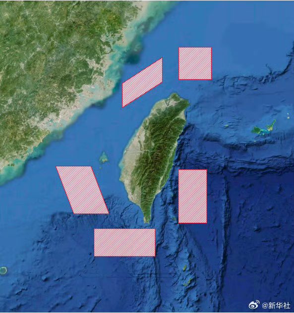 ShanghaiEye's tweet photo. Starting December 29, the #EasternTheaterCommand of Chinese #PLA organized troops from the #Army, #Navy, #AirForce and #RocketForce to conduct the "Mission for Justice-2025" #militaryexercise in the #Taiwan Strait and to the north, southwest, southeast, and east of Taiwan Island. https://t.co/psuujuPcr7