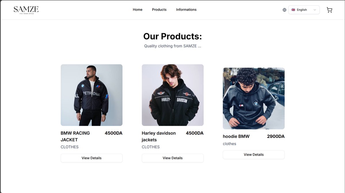 nnbx2k's tweet photo. My latest project is in production a full e-commerce web site for the clothing brand SAMZE with React &amp; Type Script &amp; Firebase https://t.co/8F8zfKBQWY