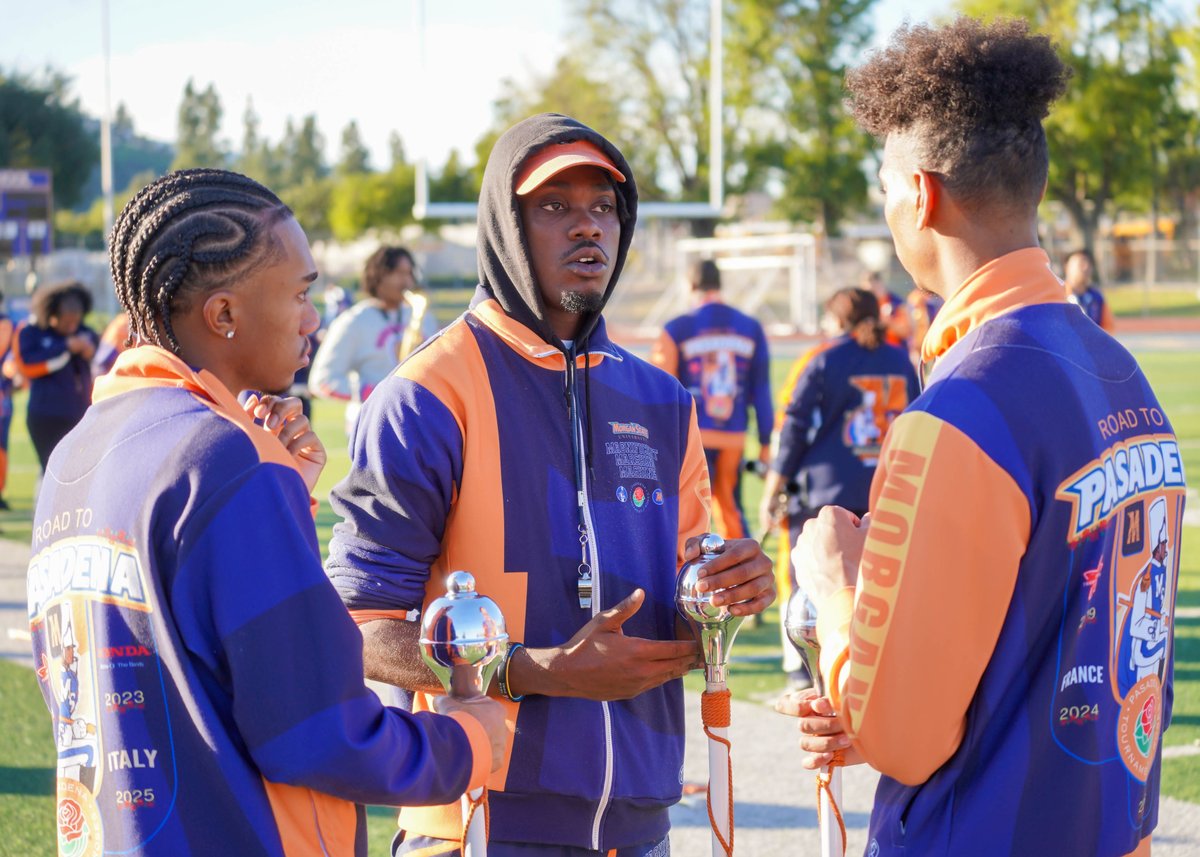 MorganStateU's tweet image. The Magnificent Marching Machine has arrived in Pasadena, California, and is ready to take center stage all week long! 🌹🥁

M3 is hard at work preparing and excited for everything that lies ahead.

#TORP26 #M3 #MorganState #TheMorganWay