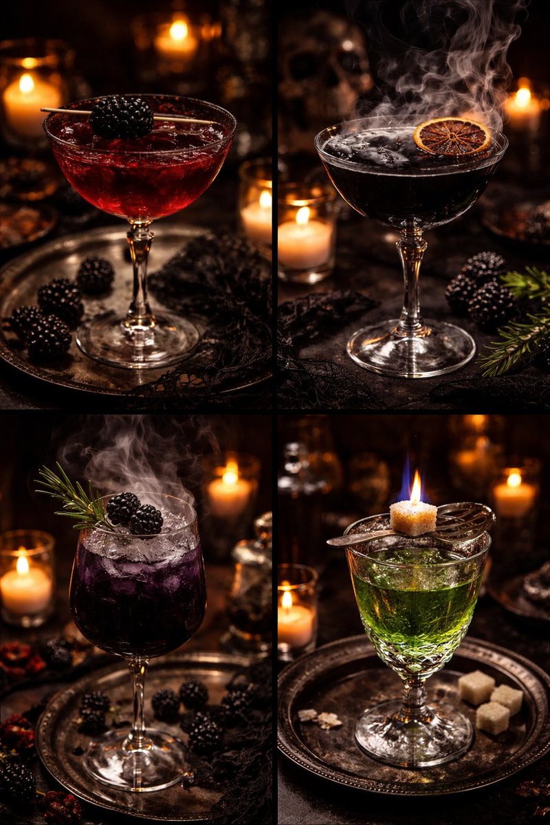 Os drinks da noite foram preparados por mim, para servir a todos os paladares mortais ou não!