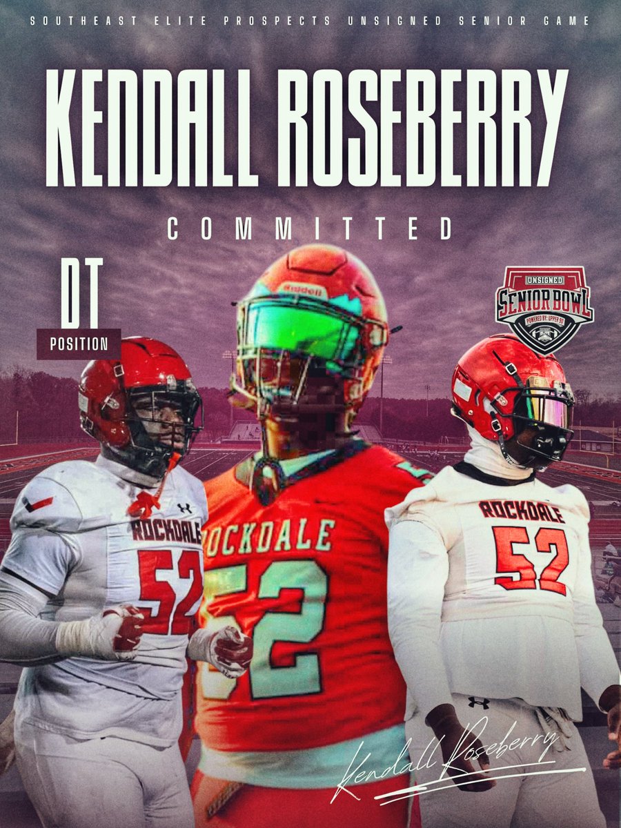 SoutheastElite_'s tweet image. 🚨 More Unsigned Senior Commitments!

• DT – Kendall Roseberry
• MLB – Joshua Driskell
• QB – Hayden Jones
• QB – Javen Middlebrooks

These seniors are locked in and ready to showcase their talent February 1st! 🏈🔥
#SEUnsignedSeniorBowl #SoutheastElite #UnsignedSeniors