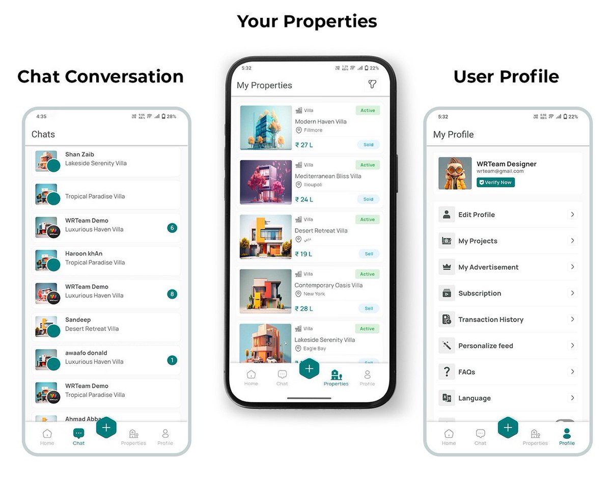 Ganesh_chwdhry's tweet image. Project: #eBroker – Real Estate Platform

Developed a complete #RealEstate listing platform for buy &amp;amp; rent with Google Maps–based search, real-time chat, subscriptions, multi-language support, and a secure admin panel for full control and analytics.

Cost: $4,500

#RealEstate
