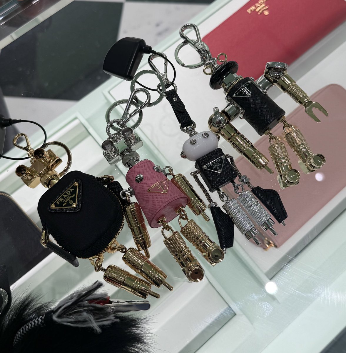 The Prada robots are just too cute!