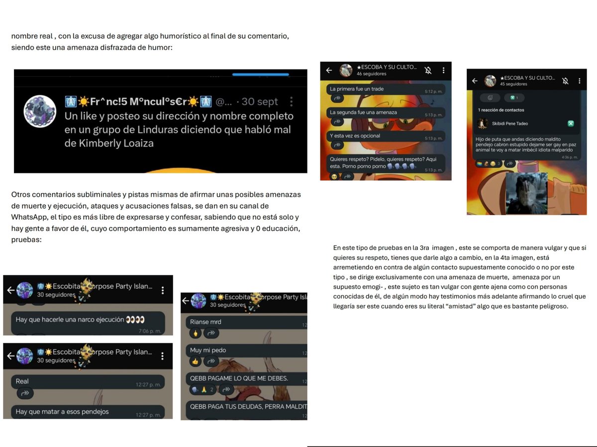 Krillby_MsM's tweet photo. ⚠️ ATENCIÓN COMUNIDAD MSM HISPANA ⚠️
Este documento está siendo difundido por todos lados, tengan cuidado con este sujeto, me ofrecí a ayudar en esto por qué también fui atacado por este mismo enfermo mental, hilo de capturas de todo lo malo que ha hecho 👇🏻
#mysingingmosters https://t.co/yrn0gRMUvB