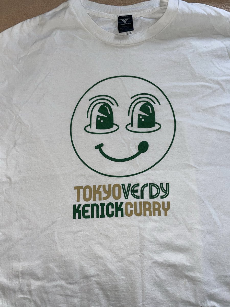 渋谷のちょっと分かりにくい場所だけどめちゃ自分の舌に合ってる味なんだよね
色んな工夫を凝らしたメニューは何度行っても飽きない！
再開までファイト💪って応援しましょう！
私も先程､､､

ヴェルディとのコラボTシャツも出したしサポの方も是非に何卒
#ケニックカレー 
#東京ヴェルディ