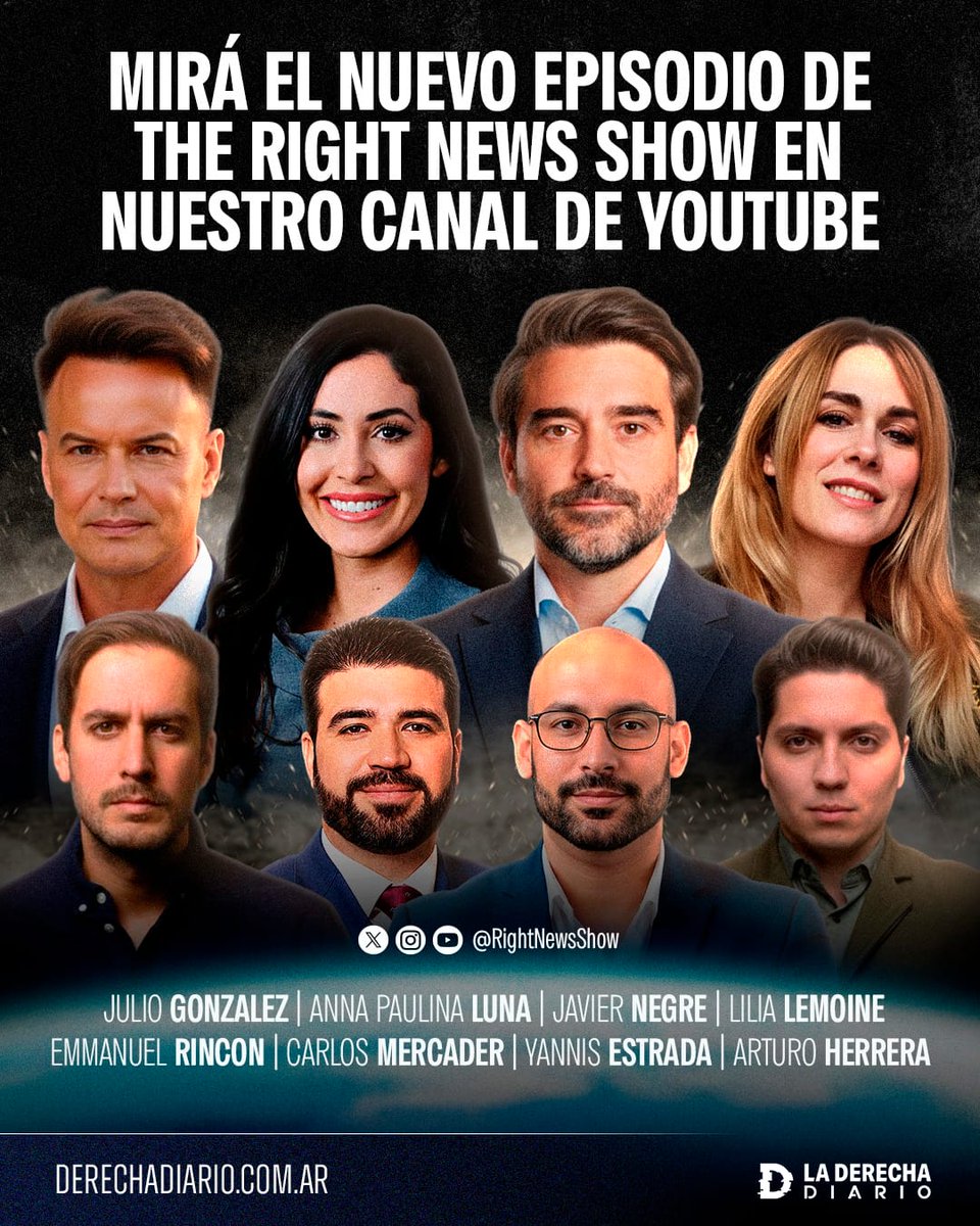 🚨🌎 | SE VIENE: Javier Negre presenta en minutos un nuevo episodio de <a href="/RightNewsShow/">The Right News Show</a>, el primer programa hispano anticomunista de Real America's Voice.

MIRALO EN VIVO DESDE YOUTUBE: youtube.com/live/Gte0geYm7…