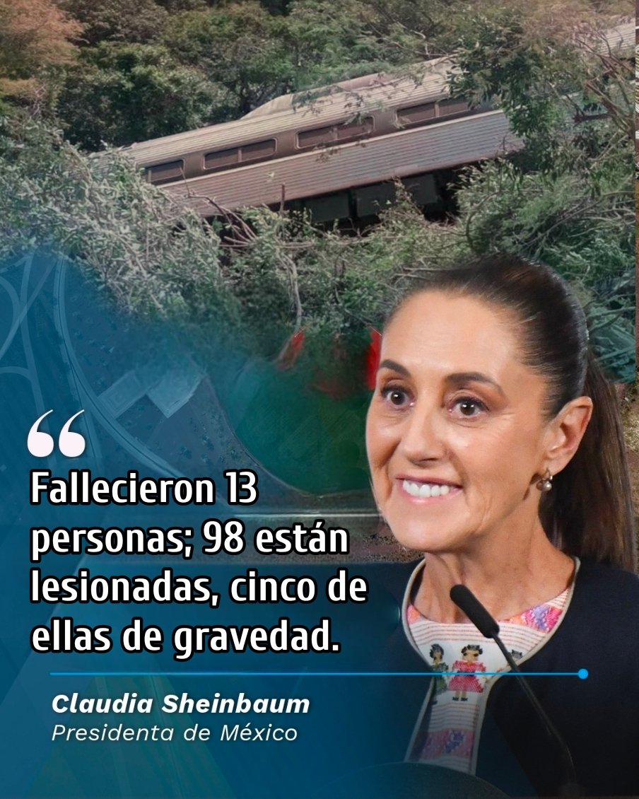 ¡ Pruebas !
¡ PRUEBAS !

Dice Claudia Sheinbaum

Ahí está un audio dónde un socio y amigo íntimo de los hijos de López Obrador dijo: 

"Ahí cuando se descarrile el Tren es otro PEDO"

¿Va a actuar contra ellos, los seguirá defendiendo o nos esperamos a otro descarrilamiento?