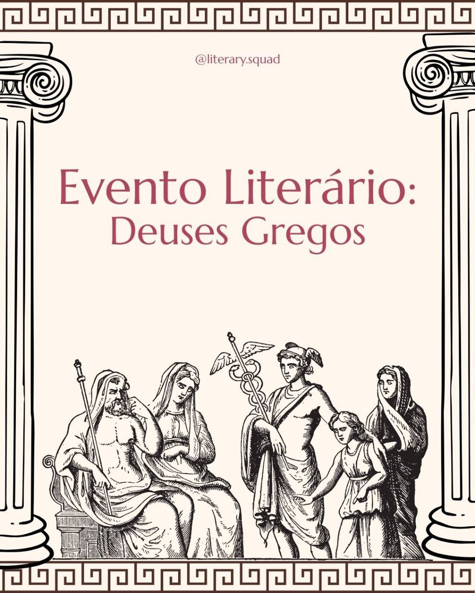 squadliterary's tweet photo. vai rolar um evento literário literary squad com o tema deuses gregos 🏛

temos os times afrodite 🌹, hades 💀, poseidon 🔱 e apolo ☀️, com missões temáticas, jogos, sprints, lc’s e muita interação ao longo do ano.

as inscrições vão até 04/01!
entre em https://t.co/0cWNY5VZ43. https://t.co/x5Z8jy3RjU