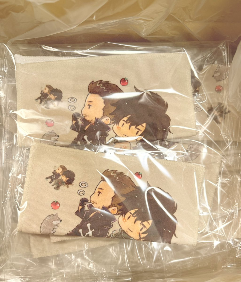 冬コミで頒布終了したシドクラミニタオルすこしだけ再版しました。明日