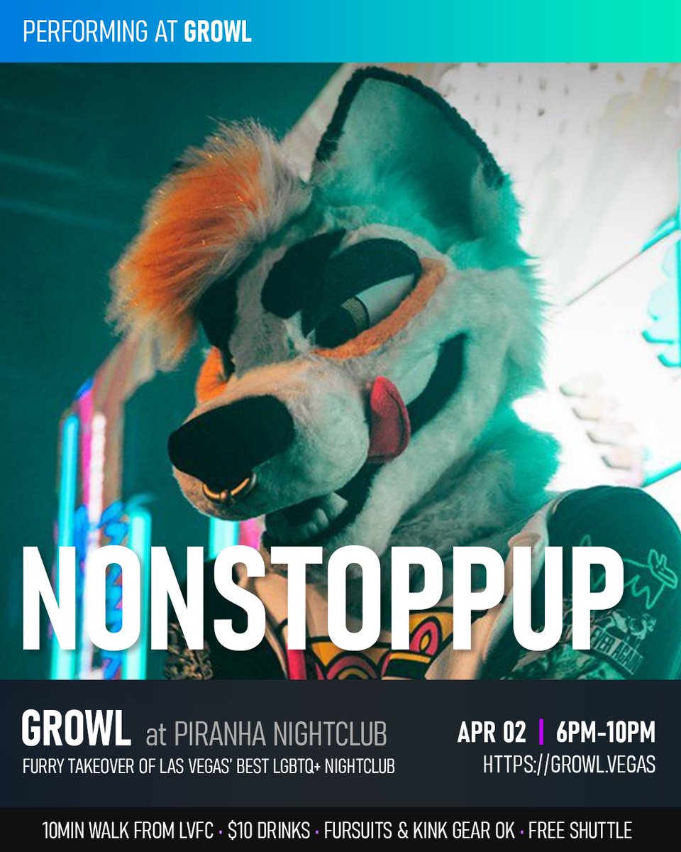 GrowlVegas's tweet image. Special Guest DJ @NONSTOPPUP will be performing live at GROWL!