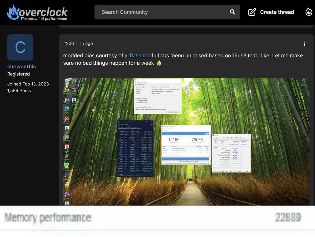 with <a href="/flashhez_/">ִֶָ</a>'s bios hacking, following madness's work on mpg x870i itx, chew is also unleashing the full overclocking potential of b850mpower.
b850mpower can now compete!
msi's amd cbs!

ocn b850mpower thread
overclock.net/threads/msi-b8…