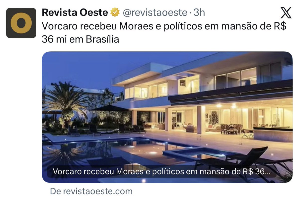 A mulher do Moraes deve ter dito ao marido: 

“vou ter que trabalhar 10 meses para esse cara para conseguir comprar uma igual”