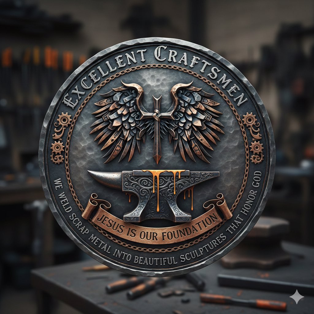 excellentsculp's tweet image. Have you ever seen a customizable sculpture? Now you have.✝️ faith forged in fire 🔥 

Digital look book 📚🔥🔽
ExcellentCraftsmen.etsy.com

#craftsmen #welder #sculpture #metalart