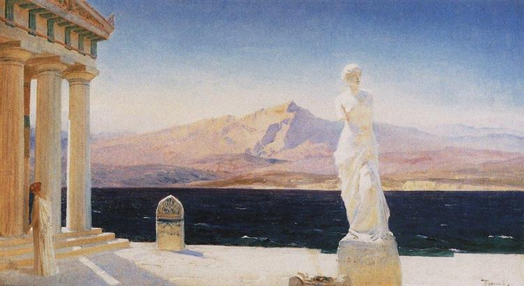 cartographer_s's tweet photo. The Ghosts of Hellas - Vasily Polenov, 1905 https://t.co/Jl0Rg3uJVT
