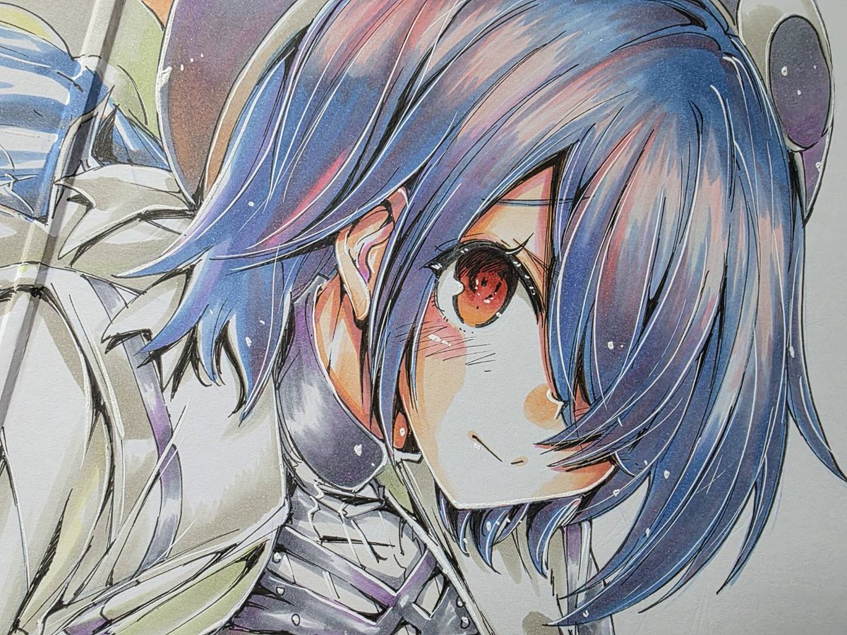 c107参加1日目いつもの手描き色紙オークションやります!
大きいサイズの『音霊魂子さん』
尻合わせ『ちさたきちゃん』
です! 