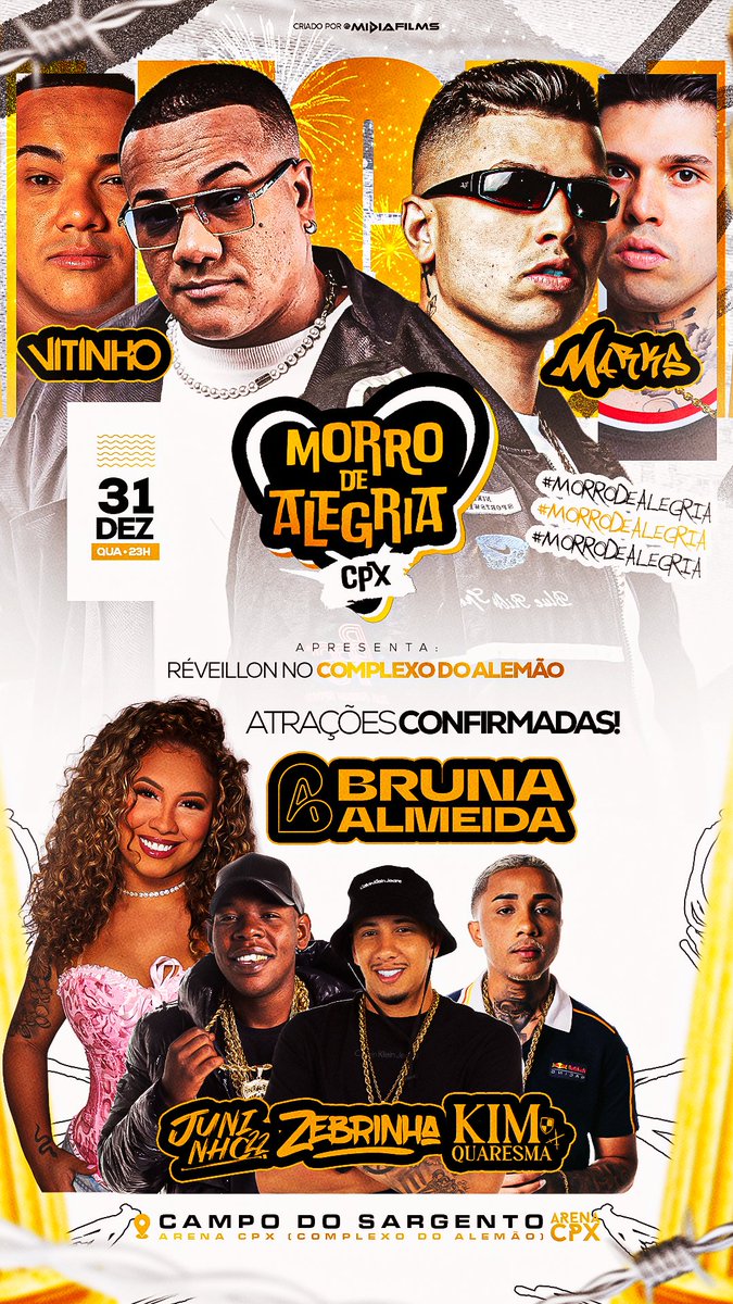 ANO NOVO NO COMPLEXO DO ALEMÃO!