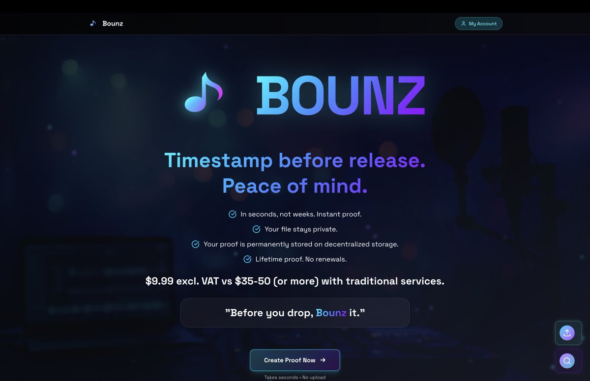 Bounz.audio tweet media