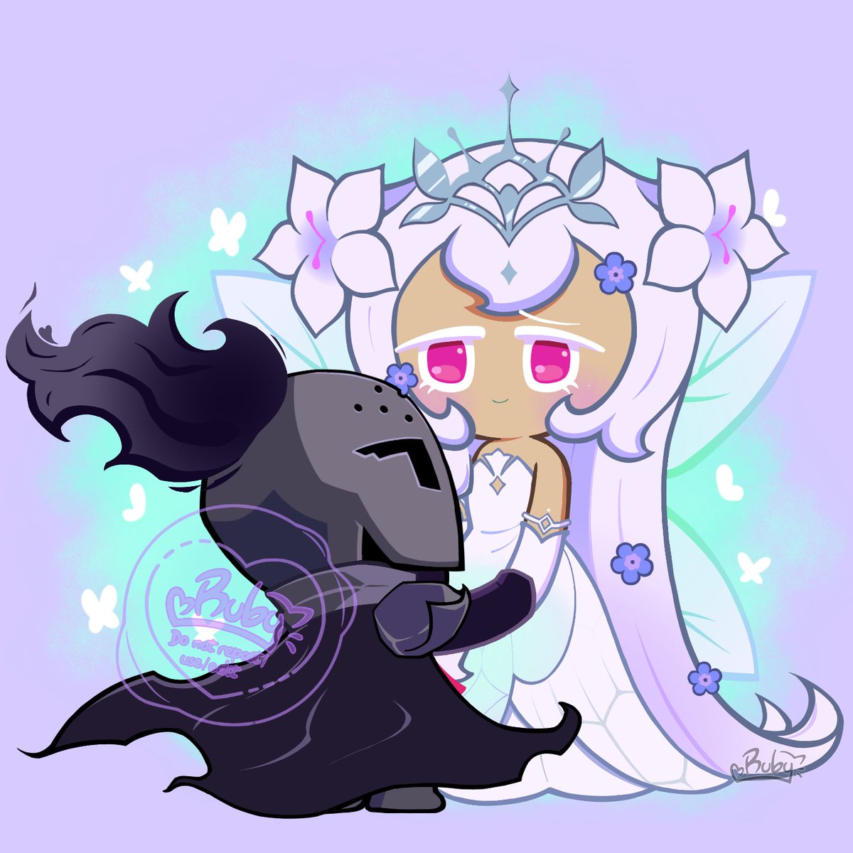 _ANG_Ruby_'s tweet image. "La reina de las hadas y su fiel caballero"

Les dije que los empezaría a shipear ante la más mínima señal de química, lo que me faltaba era hacerles fanart xd

#silentlily
#whitesalt
#silentsaltcookie
#whitelilycookie