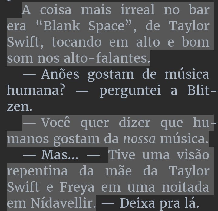 lembrei aleatoriamente que a taylor swift eh canonicamente uma GIGANTE no universo de percy jackson