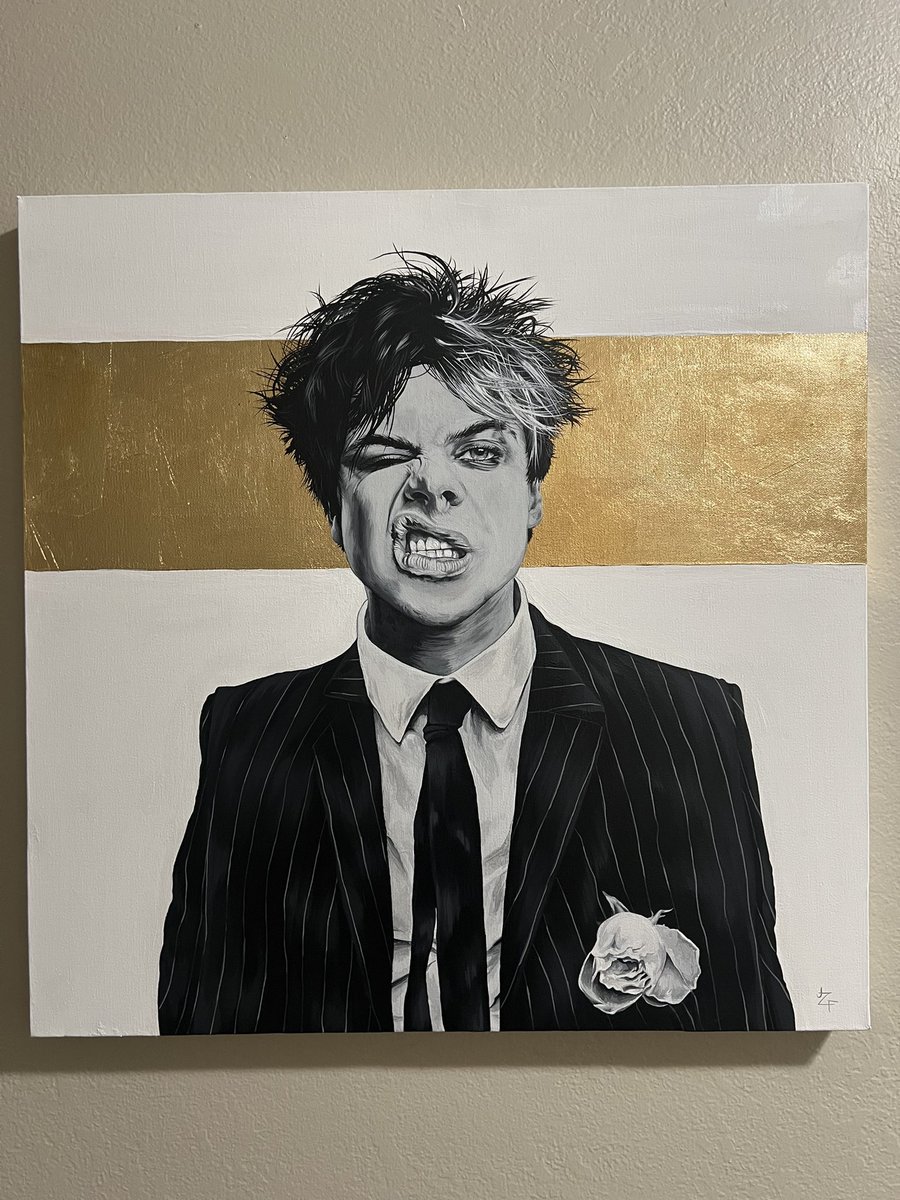 speeddragonjf's tweet photo. Hand painted Yungblud ๐ค Love Dom! @yungblud @YungbludArmy #painting #yungblud #art #yungbludarmy #dom #dominicharrison #acrylic #artist https://t.co/y7fIeg0Jsv