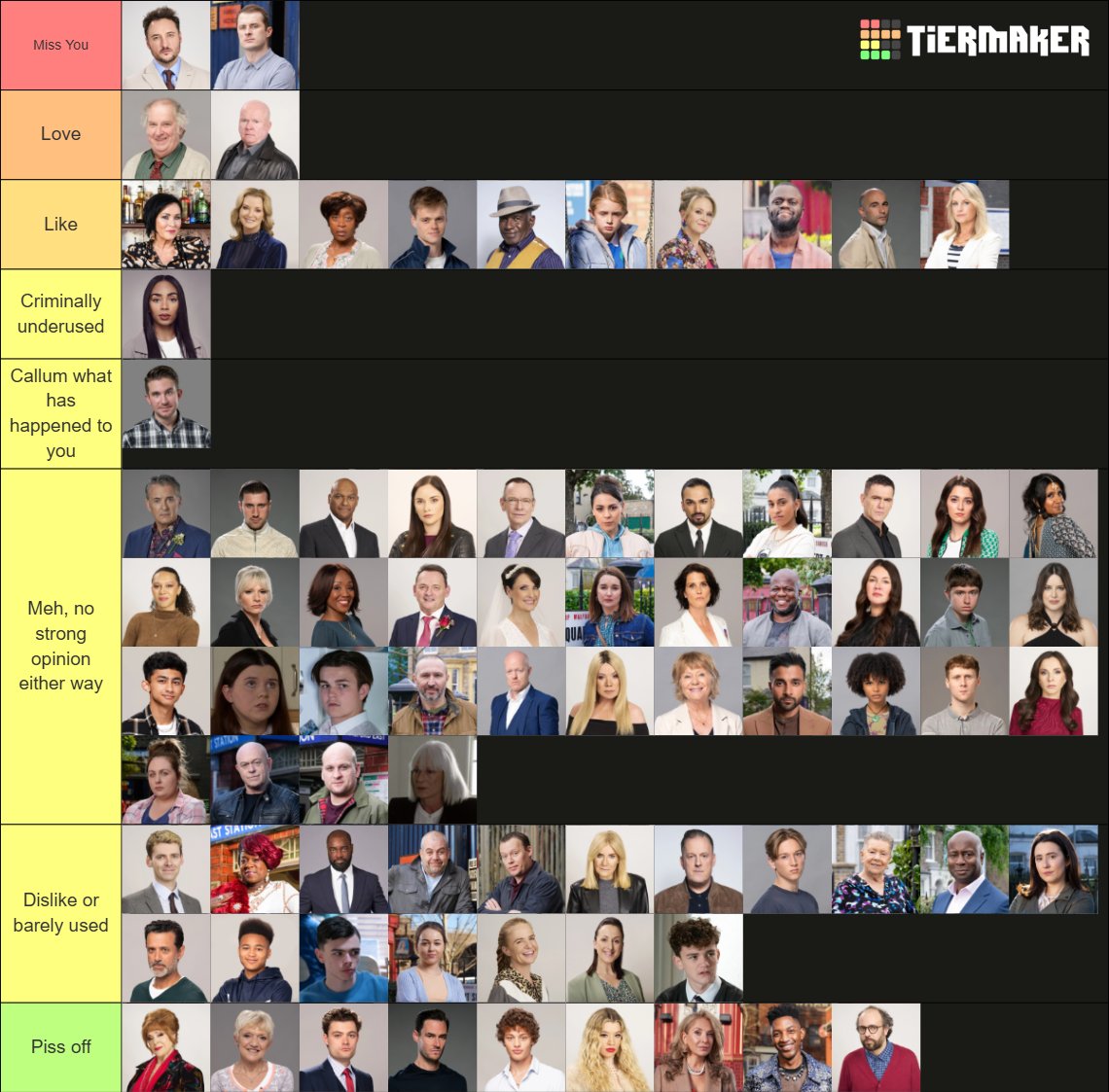 My list (until i want to change it again in 5 minutes time again)