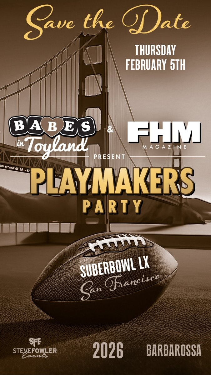 TheSteveFowler's tweet image. Babes in Toyland Super Bowl Party in San Francisco