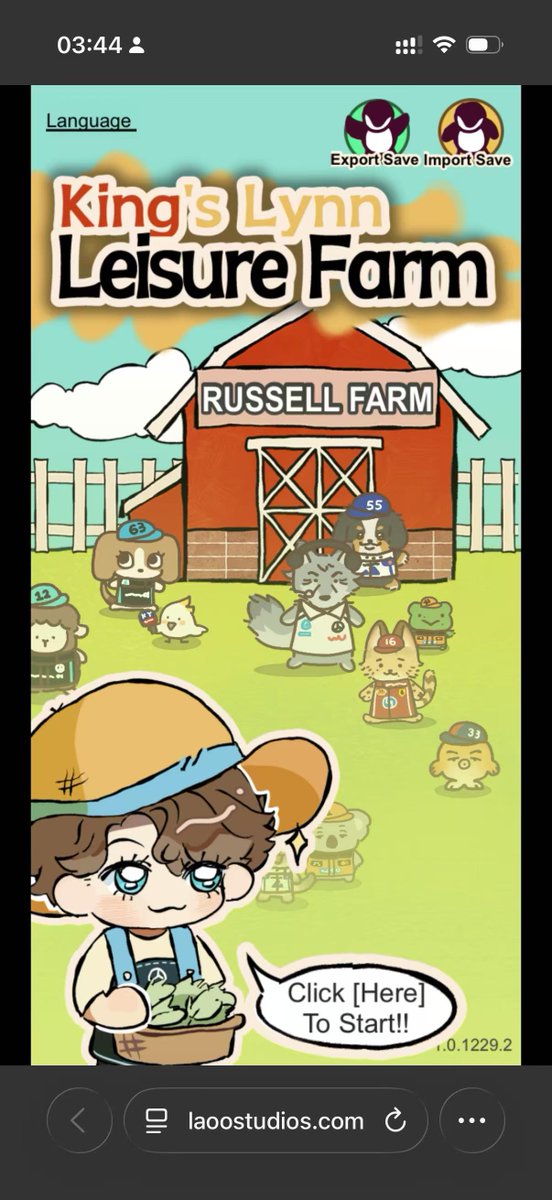 SenseiMuch38988's tweet image. King’s Lynn Leisure Farm - a web idle game

The season ends. George returns to his farm in King's Lynn for a pleasant winter break! Here, you'll find koala, frog, bubblefish, serval, Siamese cats—some even talk... Enjoy leisurely tending to your little animals on this winter…